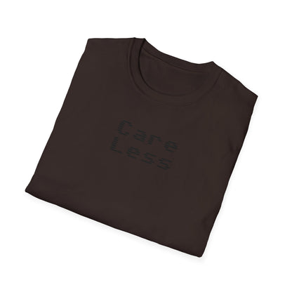 Cool Graphic T-Shirt - Care Less, Casual Wear, Street Style, Gift for Teens, Everyday Comfort, Music Lover Tee
