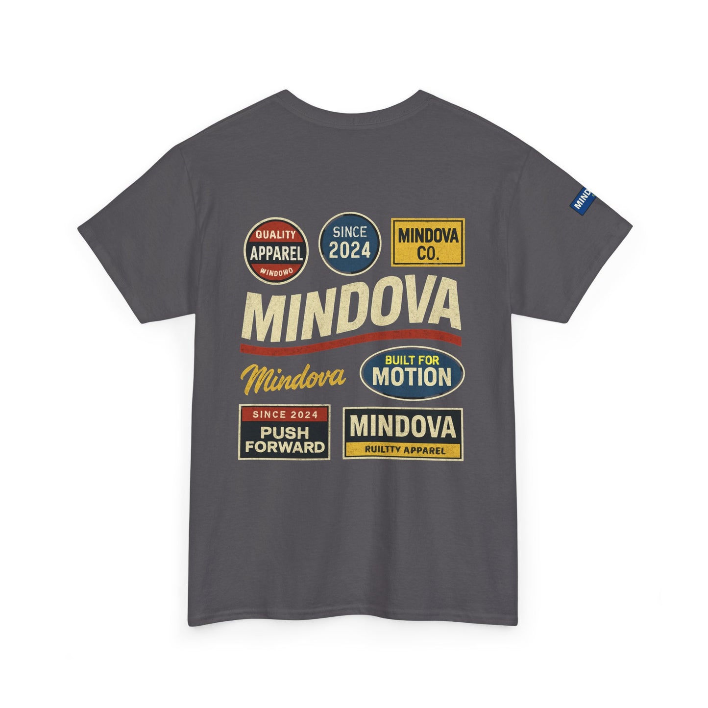 MINDOVA Sticker Series Heavyweight Tee