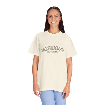 Mindoura University T‑Shirt — Classic Collegiate Tee