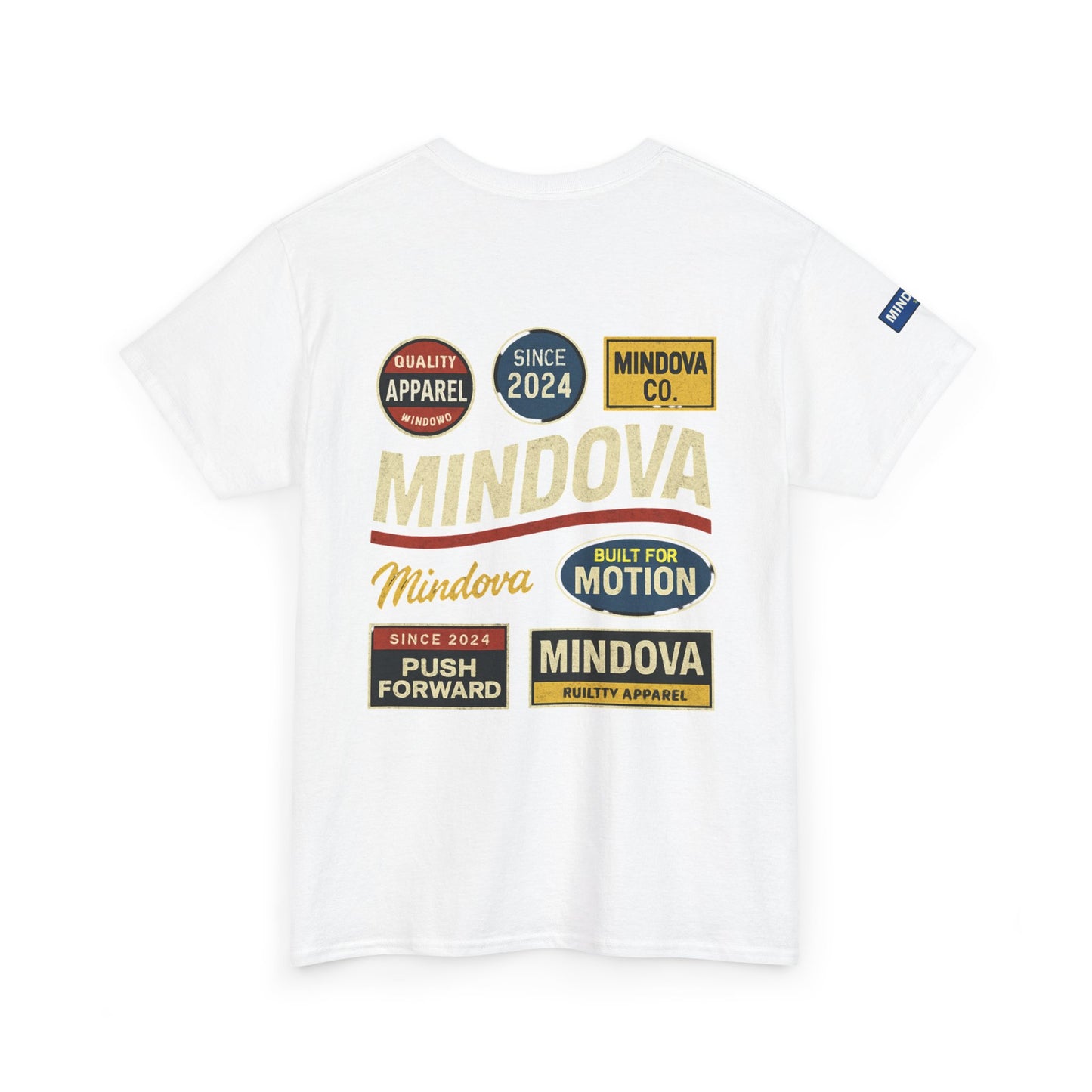 MINDOVA Sticker Series Heavyweight Tee