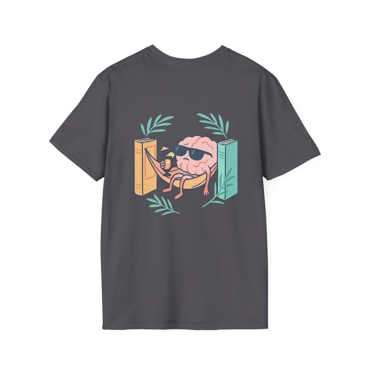 Burnt Out Unisex Softstyle T-Shirt | Casual Graphic Tee for Stress Relief, Perfect Gift for Friends, Relaxation Shirt, Brain Detox [...]