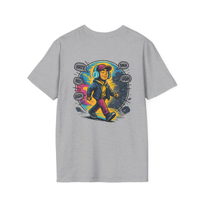 Cool Graphic T-Shirt - Care Less, Casual Wear, Street Style, Gift for Teens, Everyday Comfort, Music Lover Tee