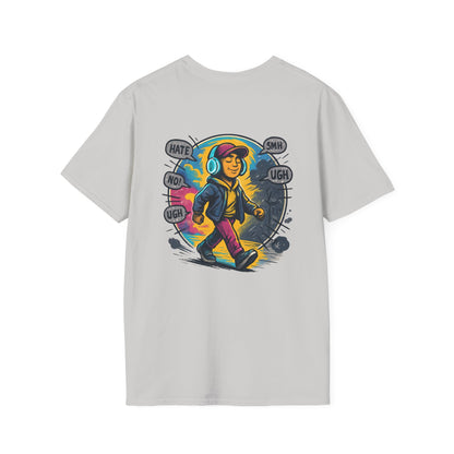 Cool Graphic T-Shirt - Care Less, Casual Wear, Street Style, Gift for Teens, Everyday Comfort, Music Lover Tee