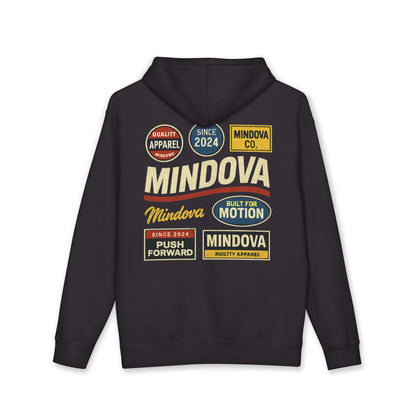 MINDOVA Sticker Collection Hoodie.