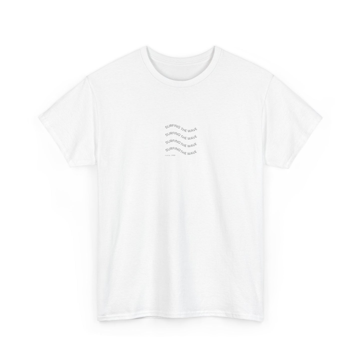 Minimal Wave Tee — Subtle Nautical Line Art T-Shirt