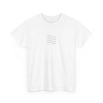 Minimal Wave Tee — Subtle Nautical Line Art T-Shirt