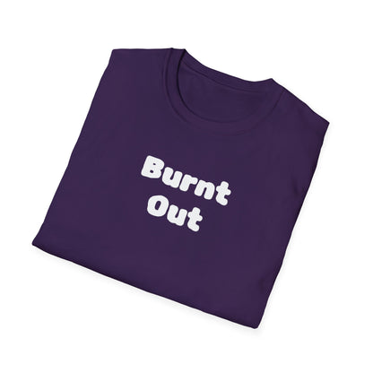Burnt Out Unisex Softstyle T-Shirt | Casual Graphic Tee for Stress Relief, Perfect Gift for Friends, Relaxation Shirt, Brain Detox [...]