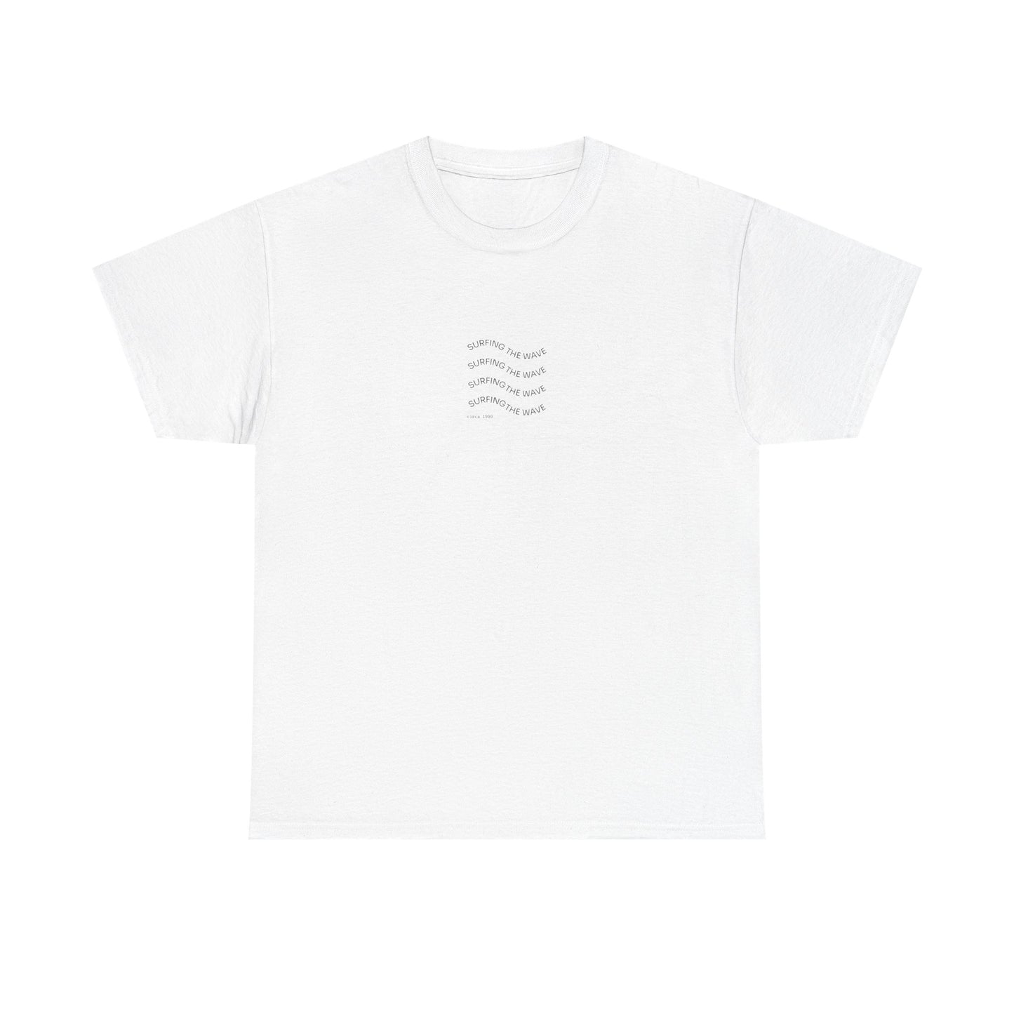 Minimal Wave Tee — Subtle Nautical Line Art T-Shirt