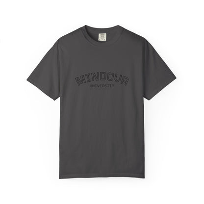 Mindoura University T‑Shirt — Classic Collegiate Tee