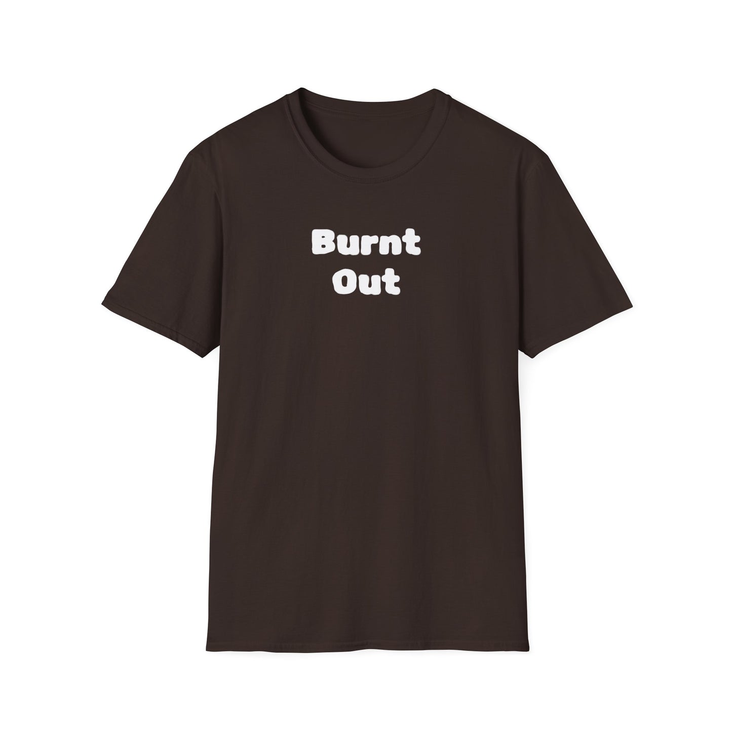 Burnt Out Unisex Softstyle T-Shirt | Casual Graphic Tee for Stress Relief, Perfect Gift for Friends, Relaxation Shirt, Brain Detox [...]