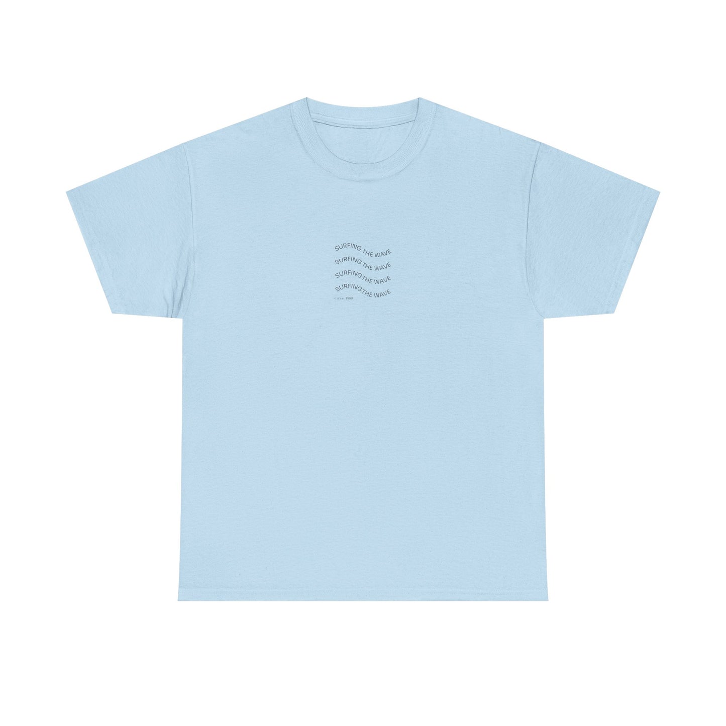 Minimal Wave Tee — Subtle Nautical Line Art T-Shirt