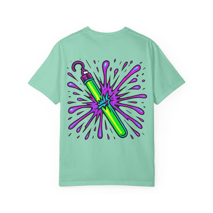 Glow Stick Humor T-shirt, Unisex Cotton Tee for Parties, Fun Gift, Festival Apparel, Glow Party T-shirt, Youth and Adults