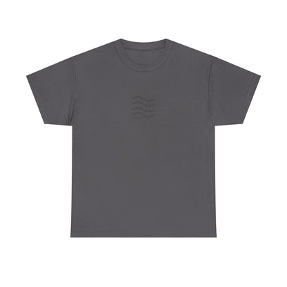 Minimal Wave Tee — Subtle Nautical Line Art T-Shirt