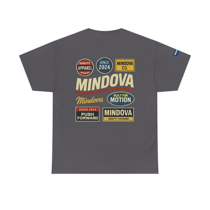 MINDOVA Sticker Series Heavyweight Tee