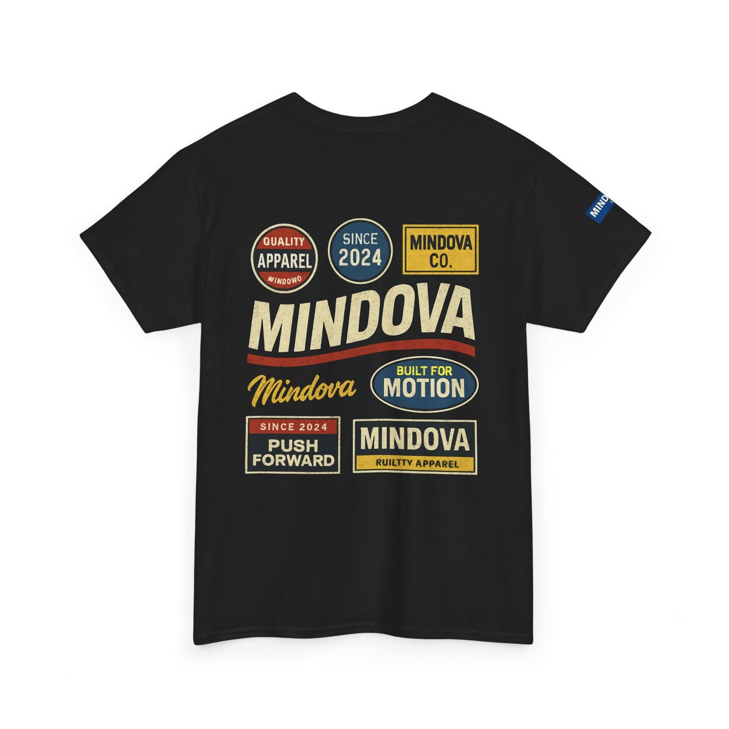 MINDOVA Sticker Series Heavyweight Tee