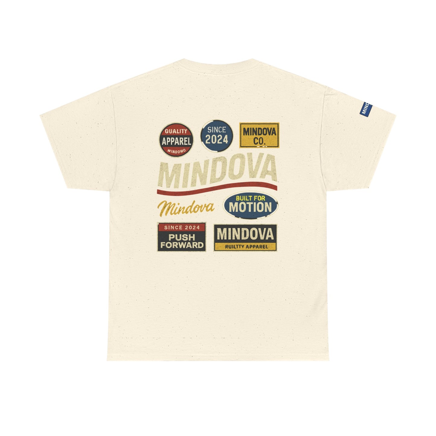 MINDOVA Sticker Series Heavyweight Tee