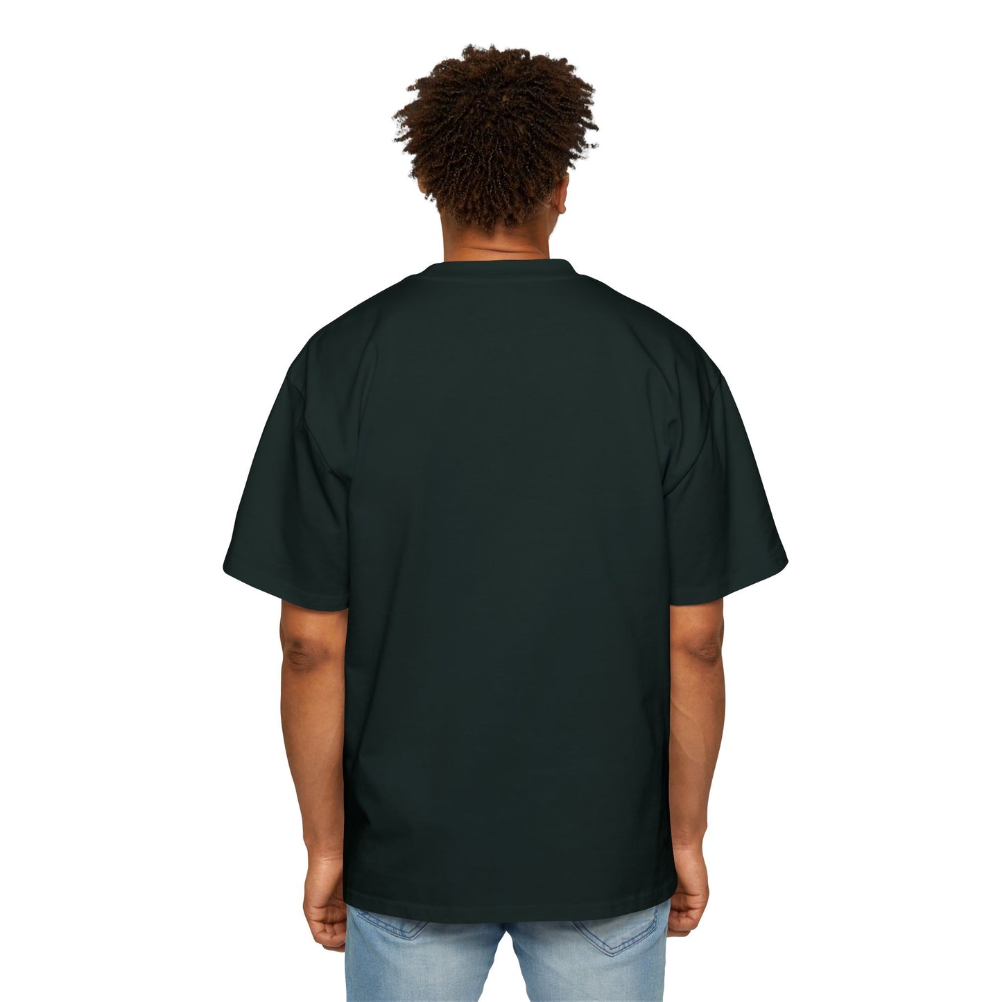 Minuoqa University Arch Logo Tee — Oversized Men's College Shirt