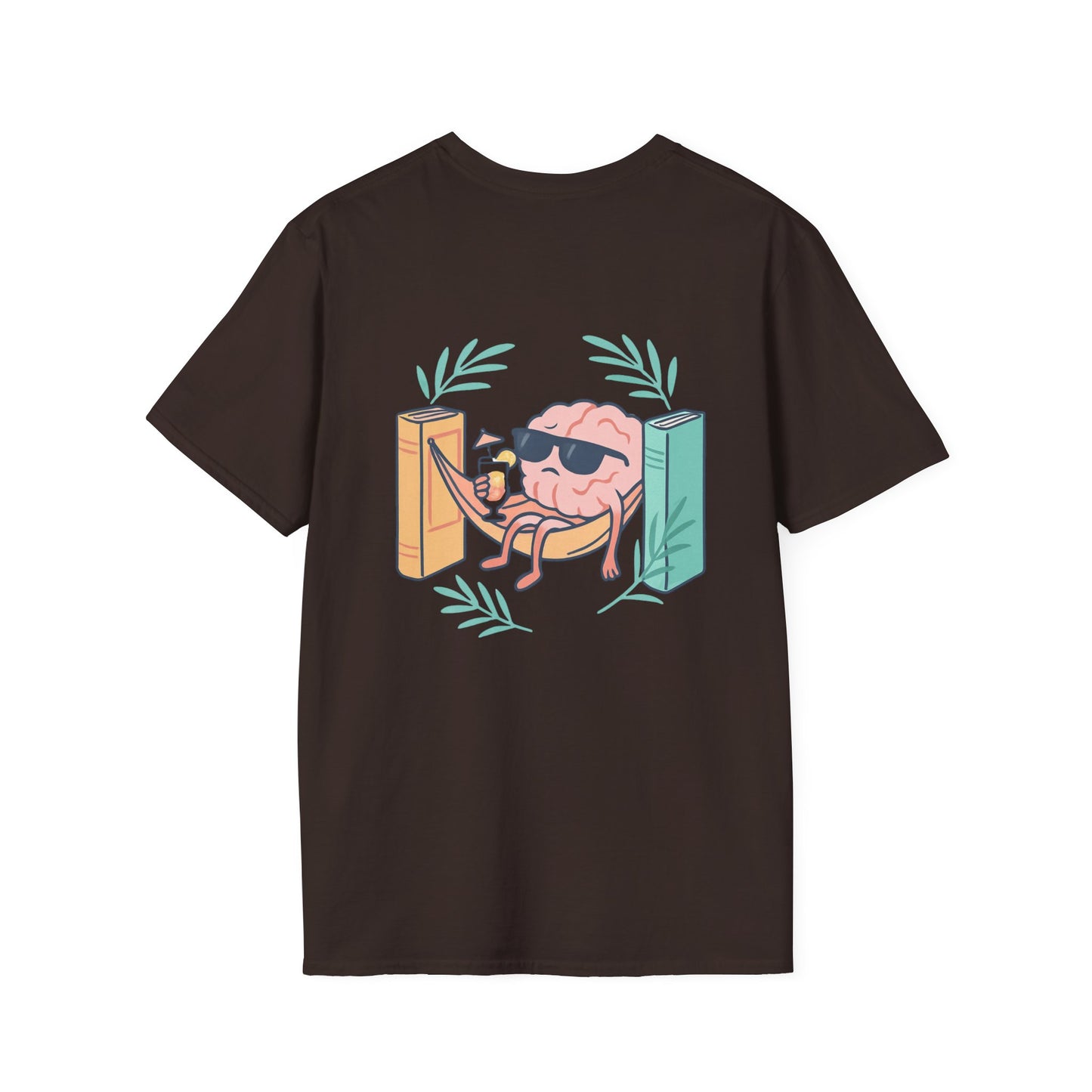 Burnt Out Unisex Softstyle T-Shirt | Casual Graphic Tee for Stress Relief, Perfect Gift for Friends, Relaxation Shirt, Brain Detox [...]