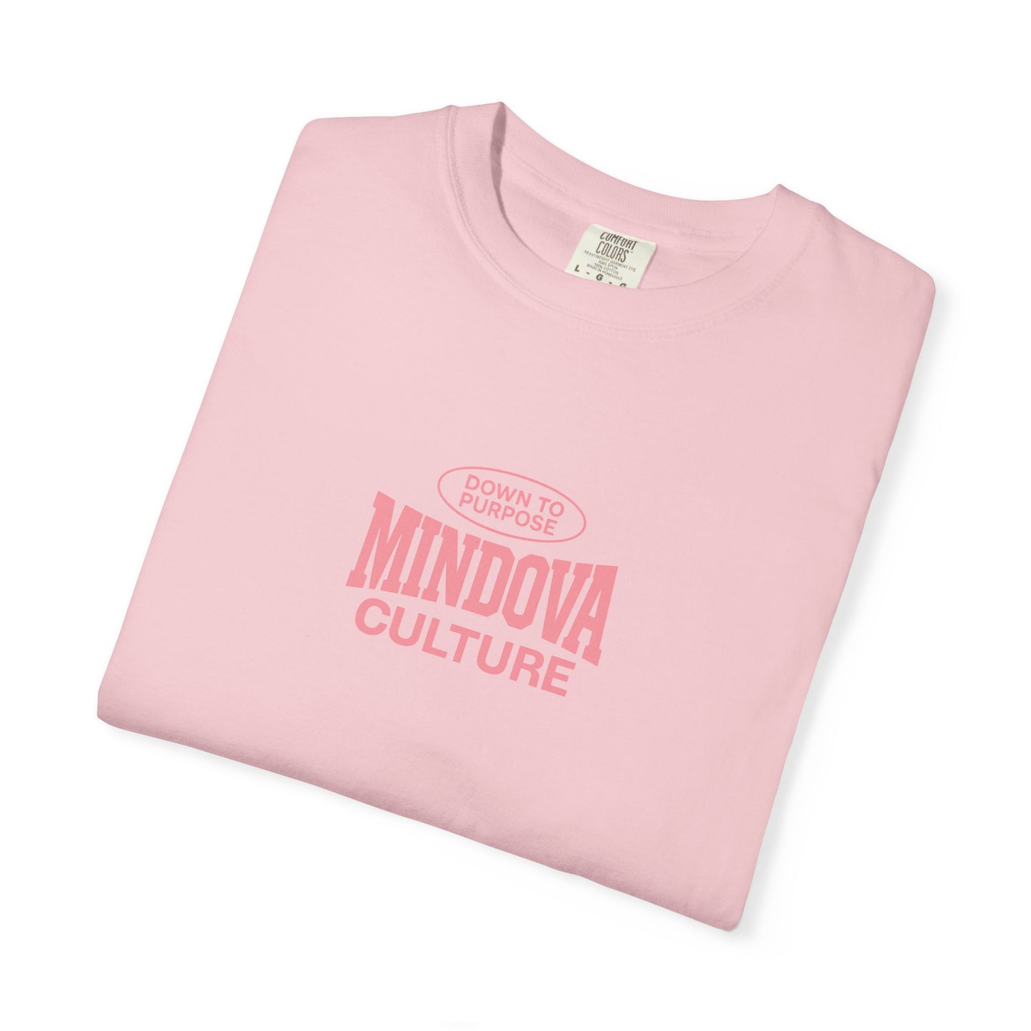 MINDOVA Culture Tee – Pastel Pink Edition
