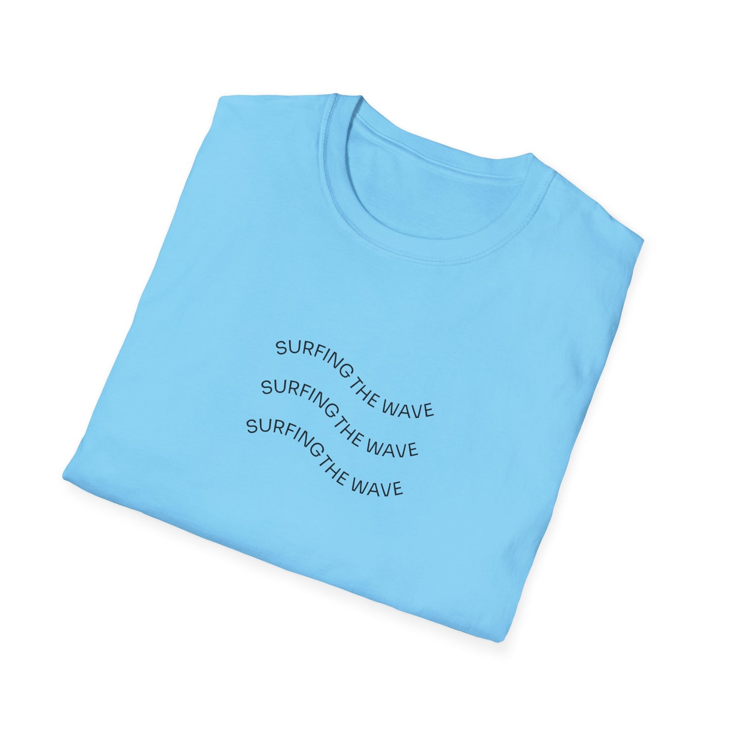 Surf the Positive Waves Unisex Softstyle T-Shirt