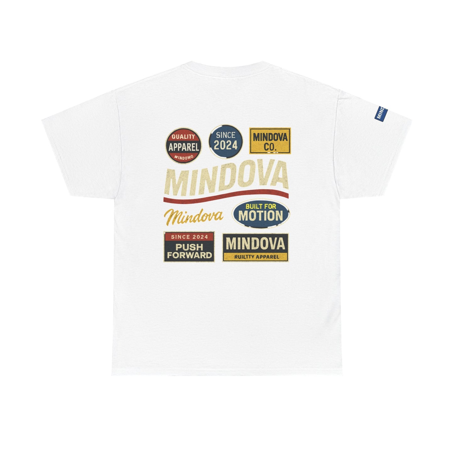MINDOVA Sticker Series Heavyweight Tee