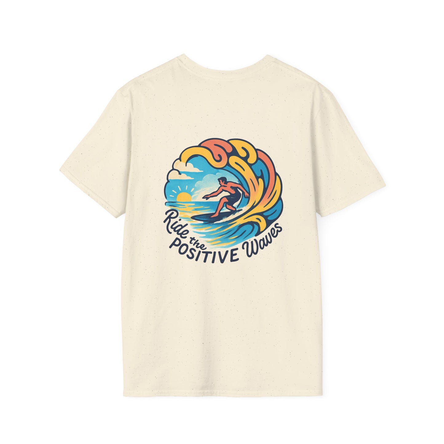 Surf the Positive Waves Unisex Softstyle T-Shirt