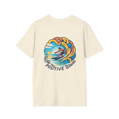 Surf the Positive Waves Unisex Softstyle T-Shirt