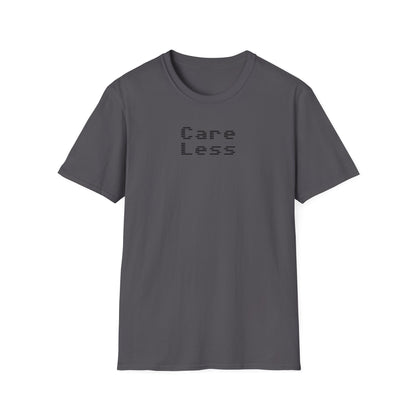 Cool Graphic T-Shirt - Care Less, Casual Wear, Street Style, Gift for Teens, Everyday Comfort, Music Lover Tee
