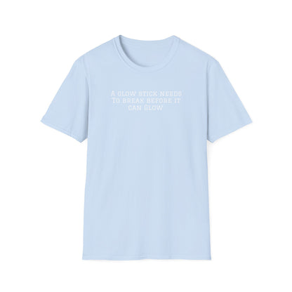 Vibrant Glowstick Graphic T-Shirt