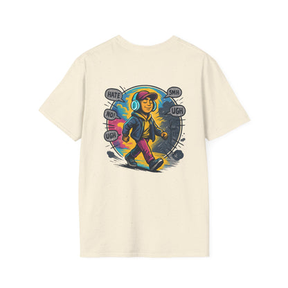 Cool Graphic T-Shirt - Care Less, Casual Wear, Street Style, Gift for Teens, Everyday Comfort, Music Lover Tee