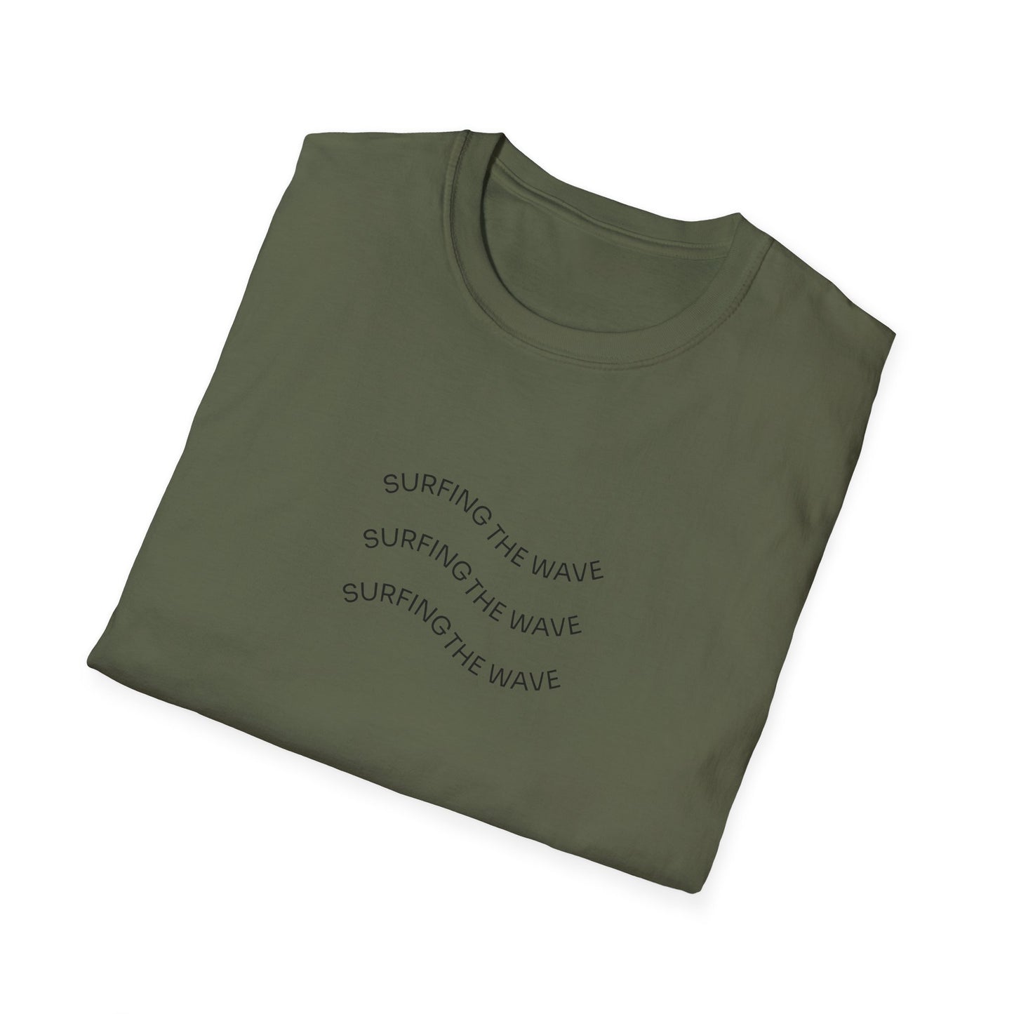 Surf the Positive Waves Unisex Softstyle T-Shirt