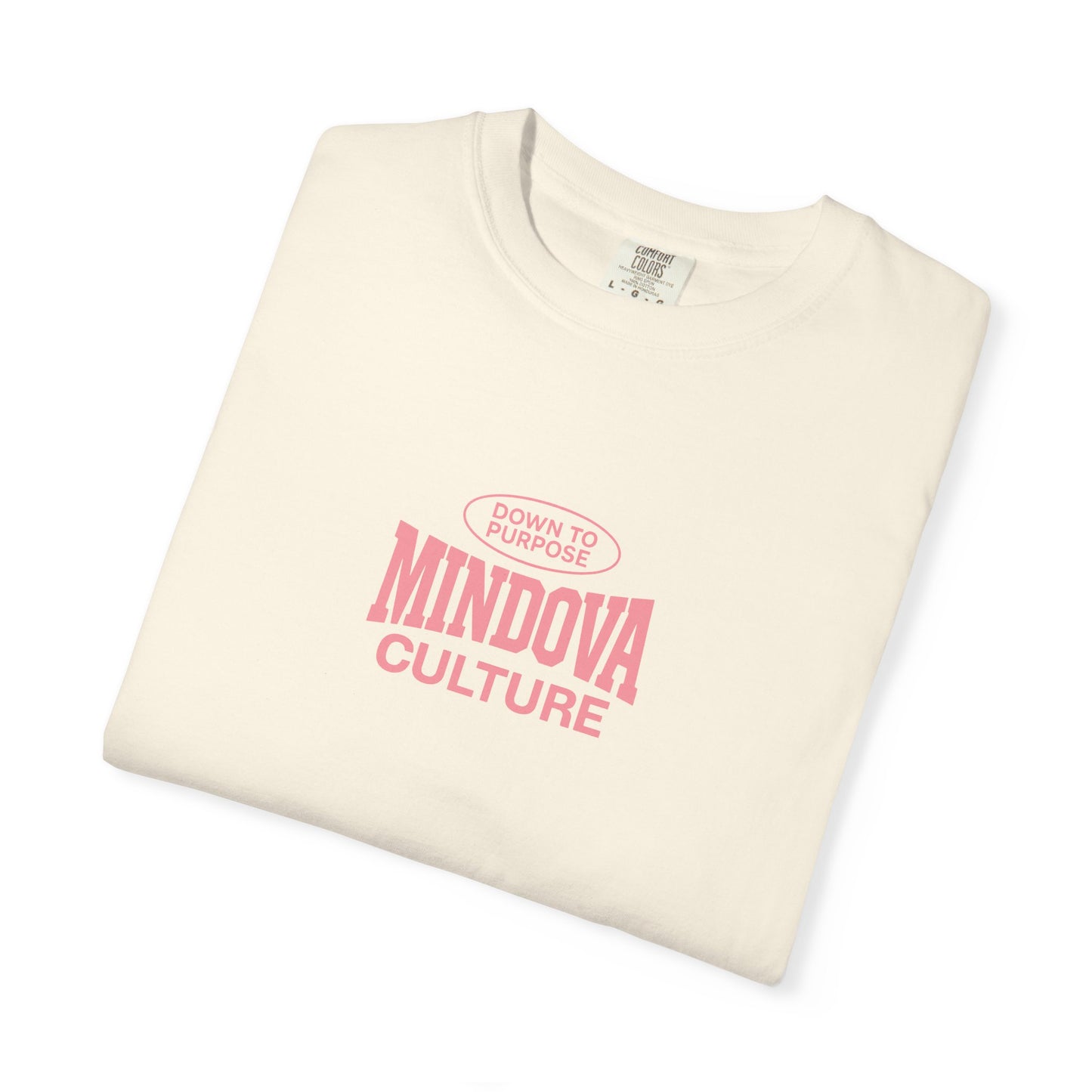 MINDOVA Culture Tee – Pastel Pink Edition