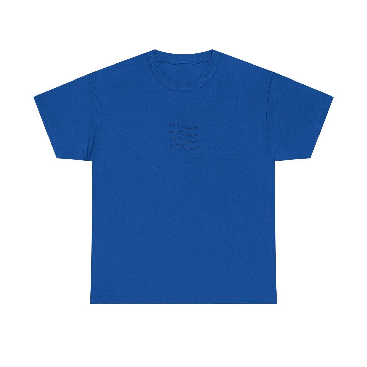 Minimal Wave Tee — Subtle Nautical Line Art T-Shirt