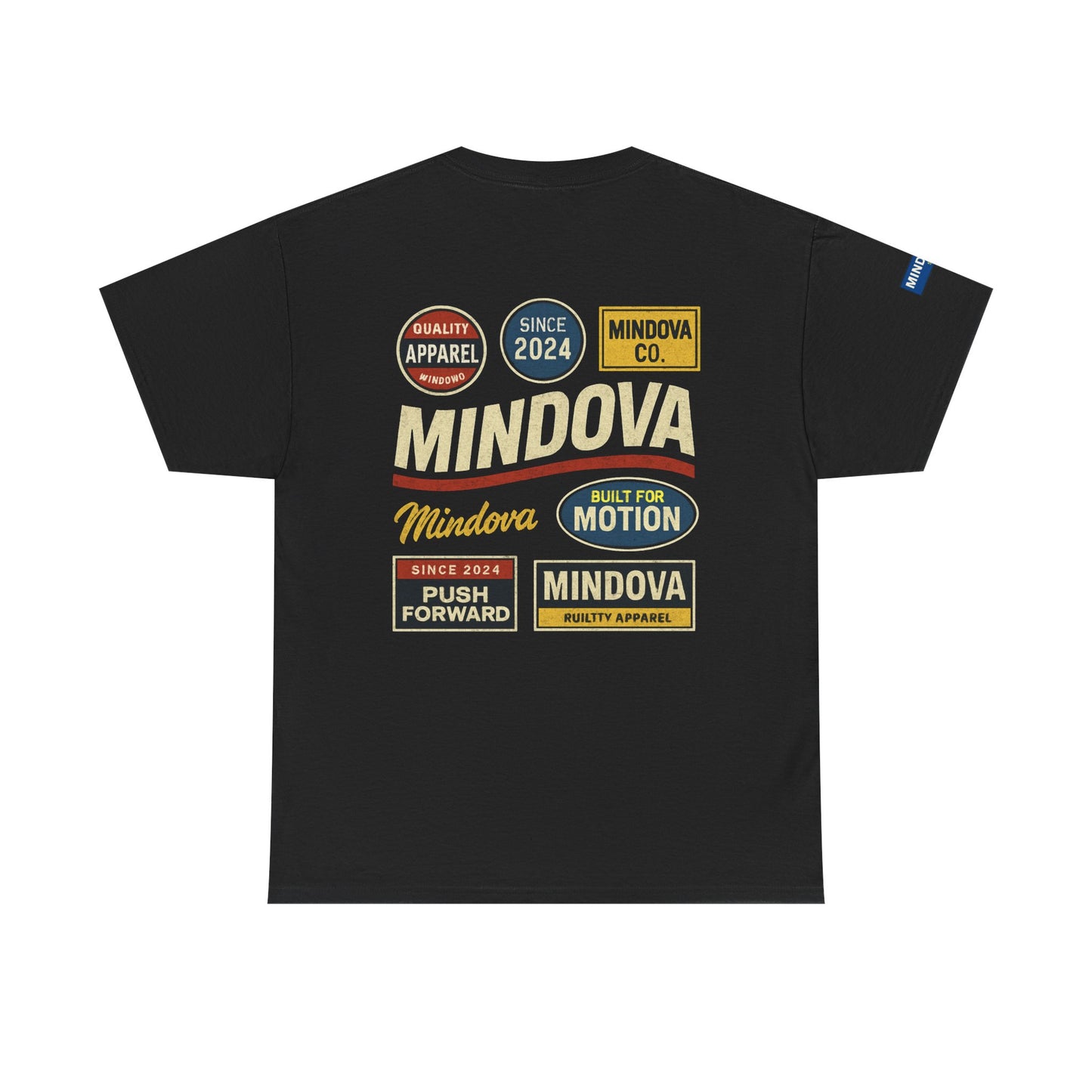 MINDOVA Sticker Series Heavyweight Tee