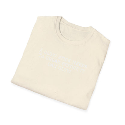 Vibrant Glowstick Graphic T-Shirt