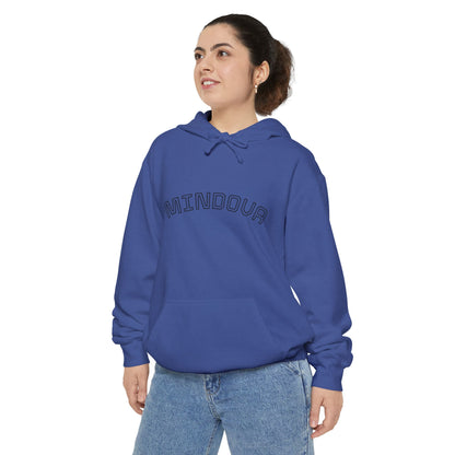Talk Heavy, Heal Hard Hoodie — Graphic Mindoura Pullover